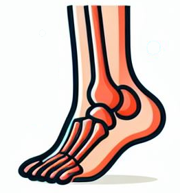 foot bones icon